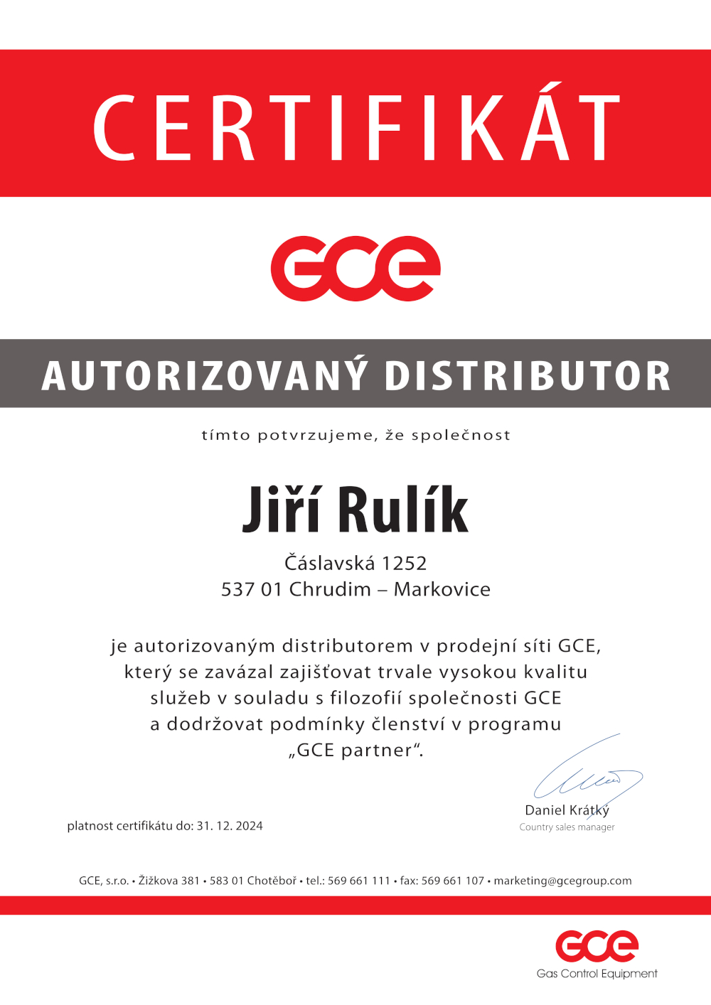 certifikat