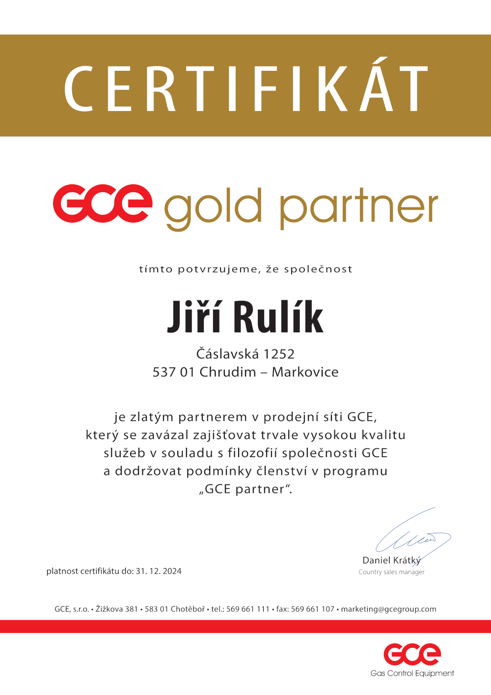 certifikat