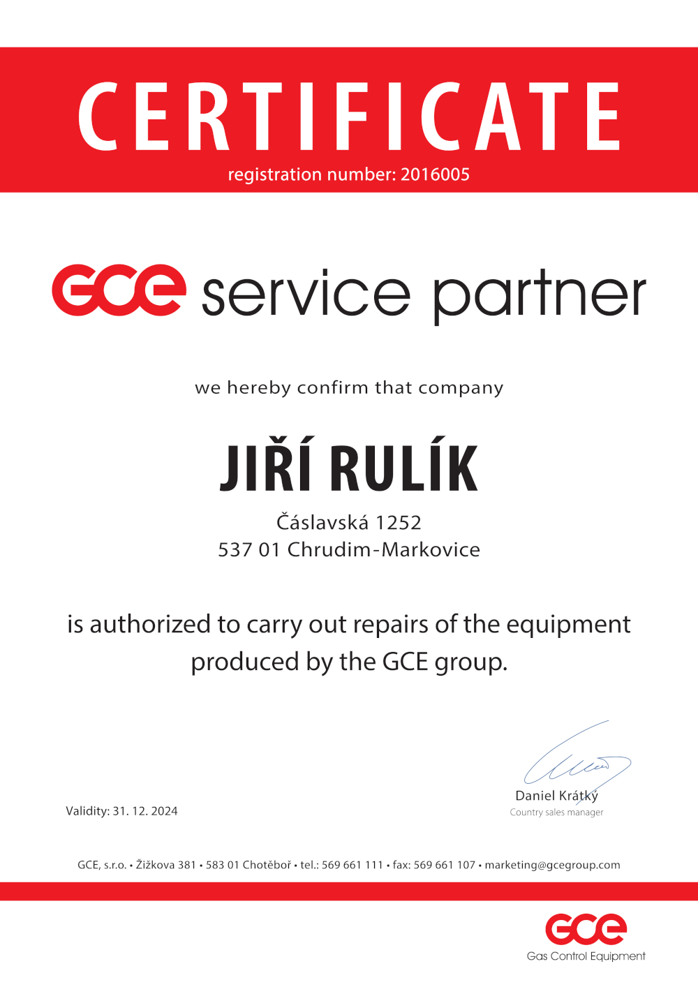 certifikat